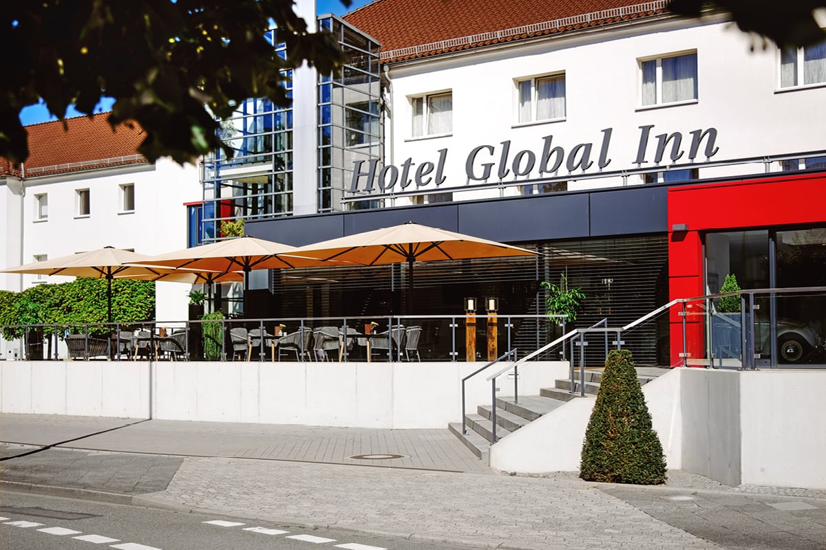 Außenaufnahme des Hotels