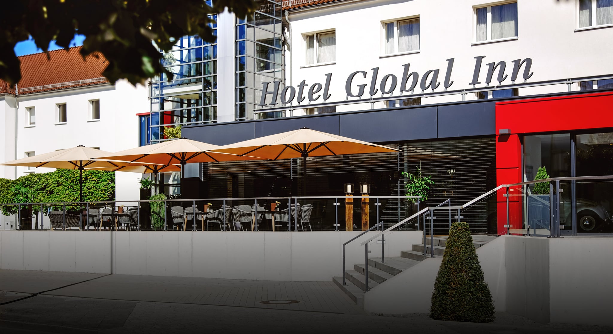 Außenaufnahme des Hotels