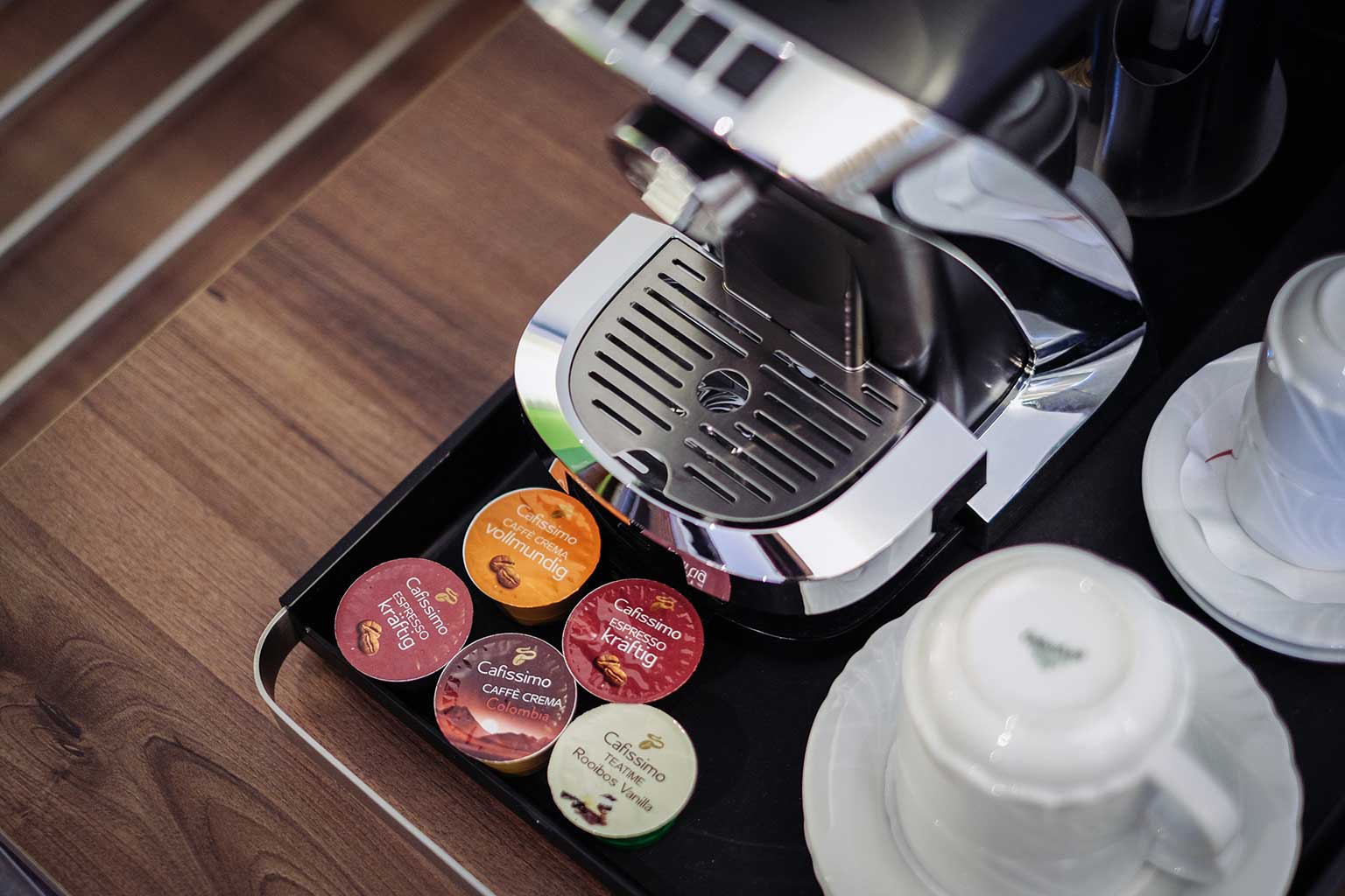 Kaffeestation im Komfortzimmer